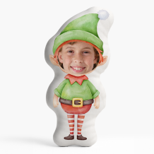 Poduszka 3D personalizowana, Welur, Elf, 30x30 cm