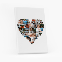 Obraz, Serce z 60 zdjęć, 20x30 cm