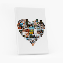 Obraz, Serce z 70 zdjęć, 20x30 cm