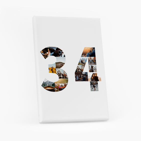 Obraz, Cyfry, 20x30 cm