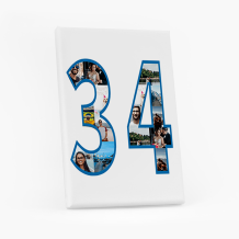 Obraz, Cyfry w ramce, 20x30 cm