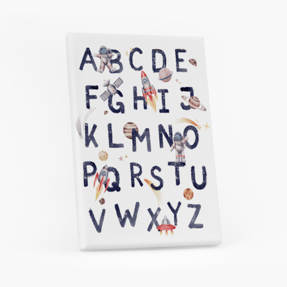 Obraz, Alfabet Kosmos, 20x30 cm
