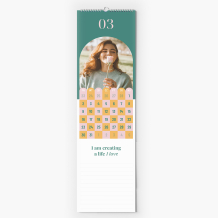 Kalendarz kuchenny, Checkerboard, 12x45