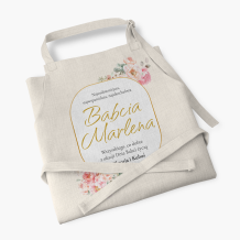Fartuch Najlepsza babcia, lniany