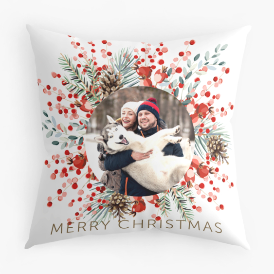 Poduszka, bawełna, Silent Snow, 38x38 cm