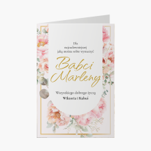 Fotokartka Życzenia dla babci, 10x15 cm