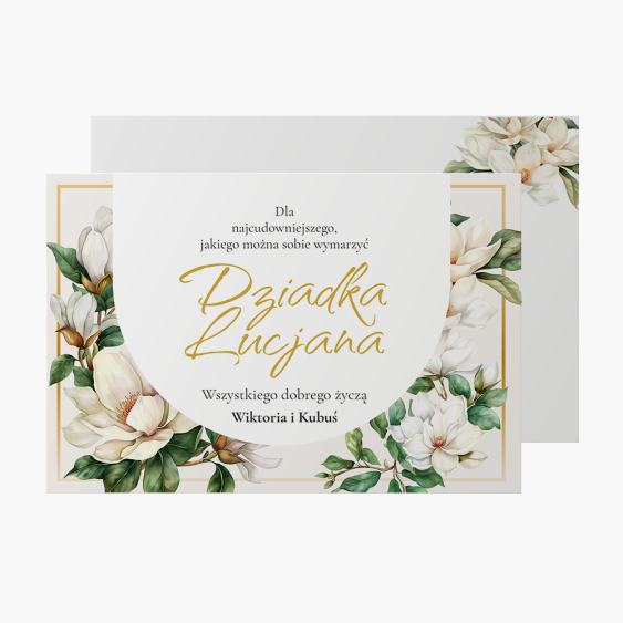 Fotokartka Życzenia dla dziadka, 15x10 cm