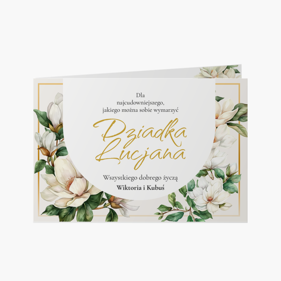 Fotokartka Życzenia dla dziadka, 15x10 cm