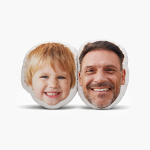 Poduszka 3D personalizowana, Welur, Twój kształt Face, 30x30 cm