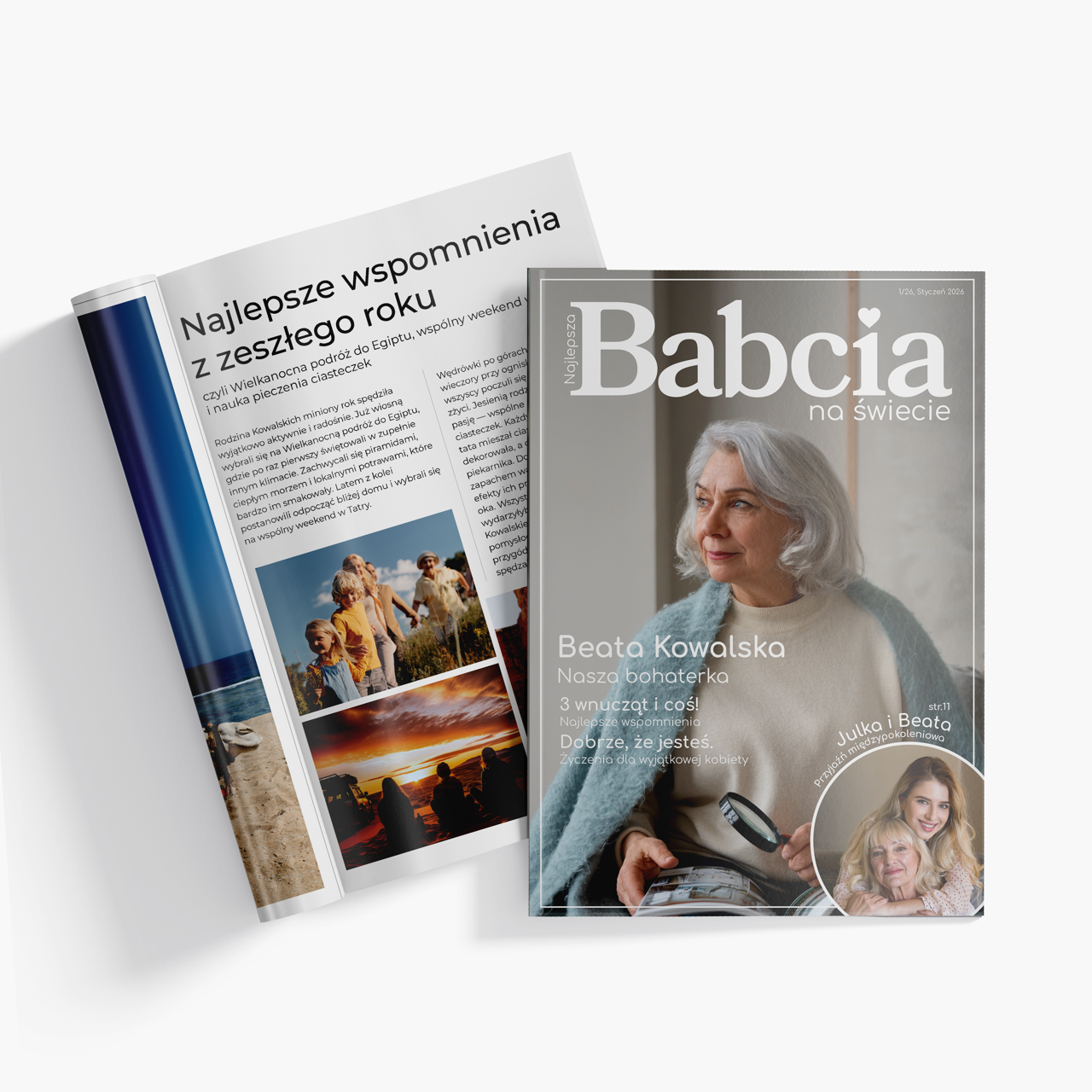 Magazyn Babcia fotoksiążka, 20x30 cm