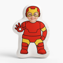 Poduszka 3D personalizowana, Welur, Superbohater 3, 30x30 cm