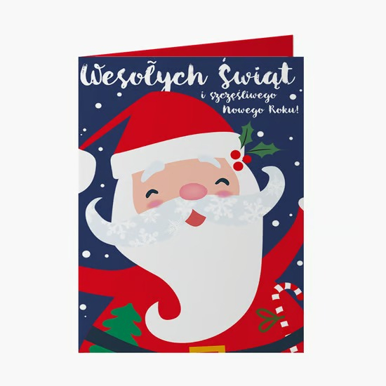 Fotokartka Święty Mikołaj, 20x30 cm