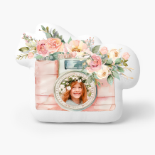 Poduszka 3D personalizowana, Welur, W aparacie, 30x30 cm