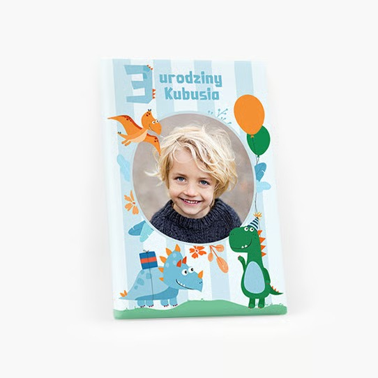 Obraz, Kolekcja urodzinowa - Dinozaury, 70x100 cm