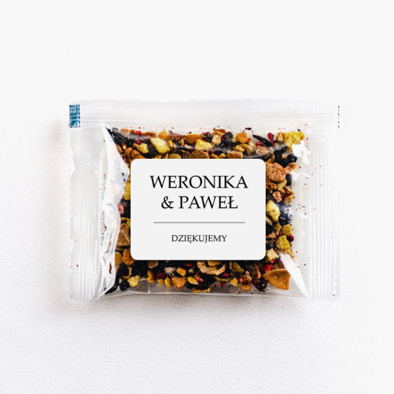 Herbaty, Kolekcja Minimalistyczna - Saszetka z herbatą liściastą