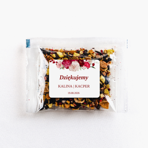 Herbaty, Kolekcja Kwiatowa - Saszetka z herbatą liściastą