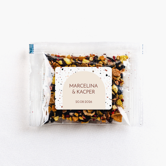 Herbaty, Kolekcja Nowoczesna - Saszetka z herbatą liściastą