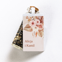 Herbaty, Kolekcja Boho - Buteleczka szklana z herbatą