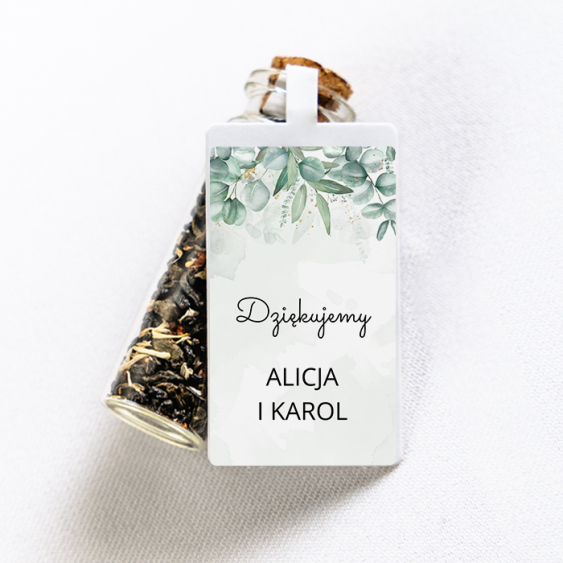 Herbaty, Kolekcja Botaniczna - Buteleczka szklana z herbatą