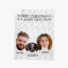 Koc Merry Christmas, M, 75x103 cm