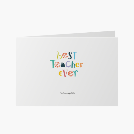 Fotoksiążka Best Teacher Ever, 20x15 cm