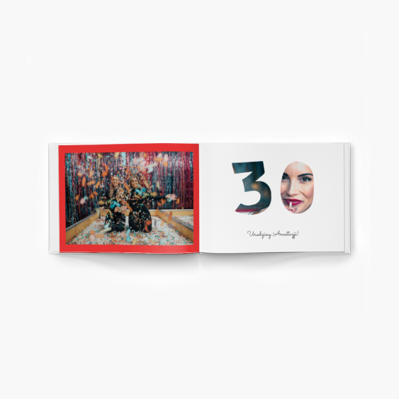 30te urodziny fotoksiążka, 30x20 cm
