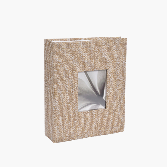 Album na zdjęcia beżowy z okienkiem 304 zdjęcia, 10x15 cm