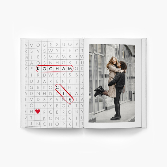 Kocham Cię fotoksiążka, 20x30 cm