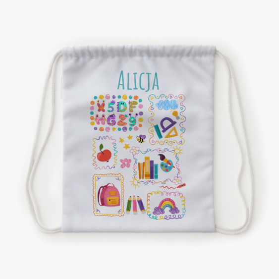 Plecak-worek, 30x38, Szkoła