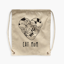 Plecak-worek, 38x46, Cat mum