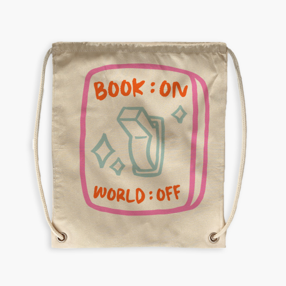 Plecak-worek, 38x46, Book on