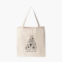 Torba bawełniana, 38x42x10, Take time to rest