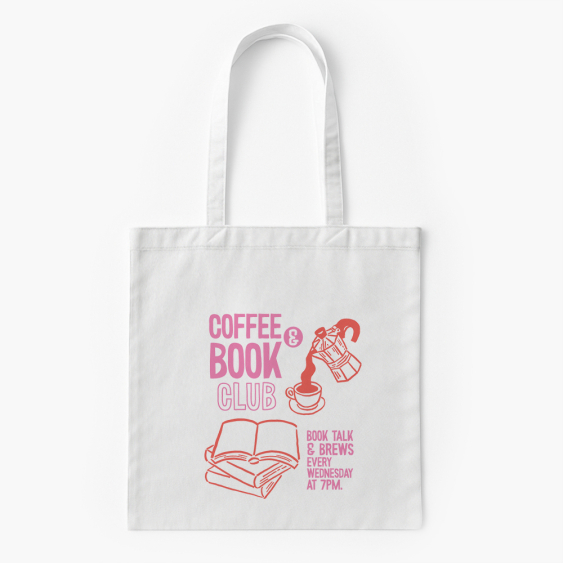 Torba bawełniana, 38x46, Book club