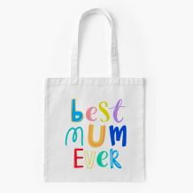 Torba bawełniana, 38x46, Best mum ever