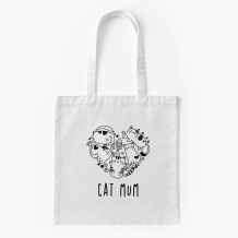 Torba bawełniana, 38x46, Cat mum 2