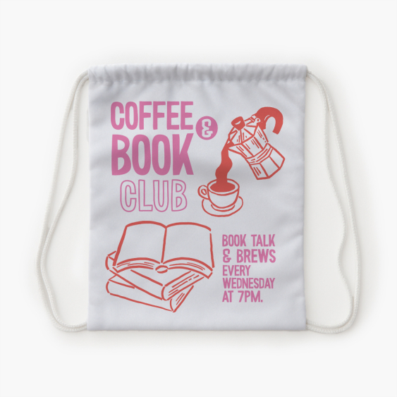 Plecak-worek, 30x38, Book club