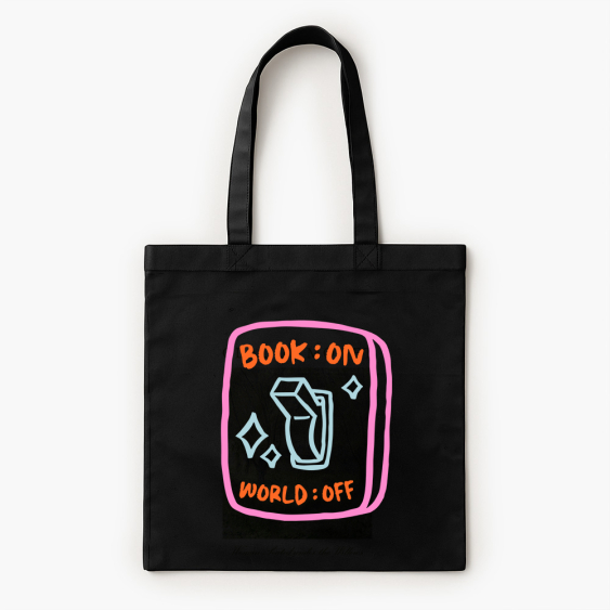 Torba bawełniana, 38x42, Book on