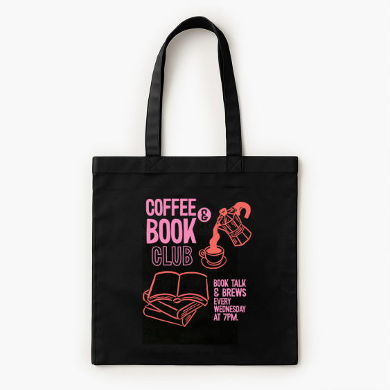 Torba bawełniana, 38x42, Book club