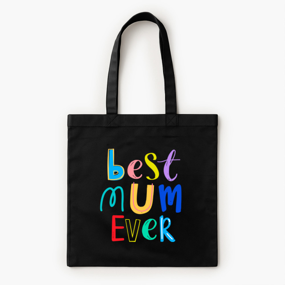Torba bawełniana, 38x42, Best mum ever