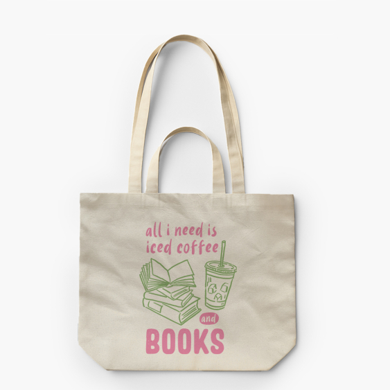 Torba płócienna z podwójnymi uszami, 38x42x10, All I need