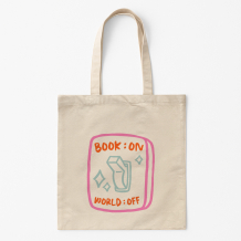 Torba bawełniana, 38x42, Book on