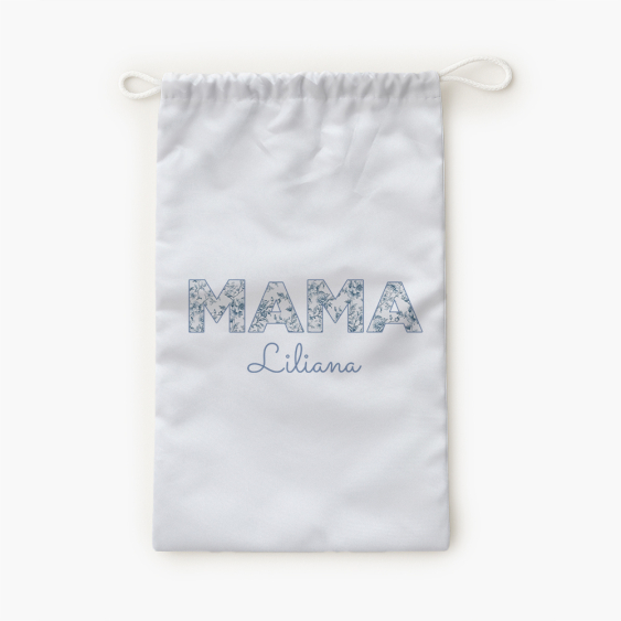 Worek na kapcie, 30x45, Mama z imieniem