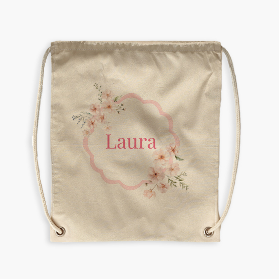 Plecak-worek, 38x46, Wianuszek z imieniem