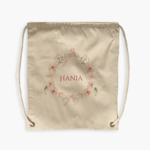 Plecak-worek, 38x46, Wieniec z napisem