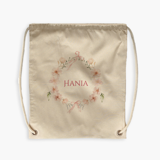 Plecak-worek, 38x46, Wieniec z napisem