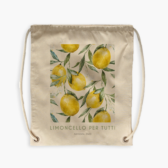 Plecak-worek, 38x46, Limoncello