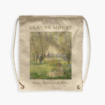 Plecak-worek, 38x46, Monet "Woman"