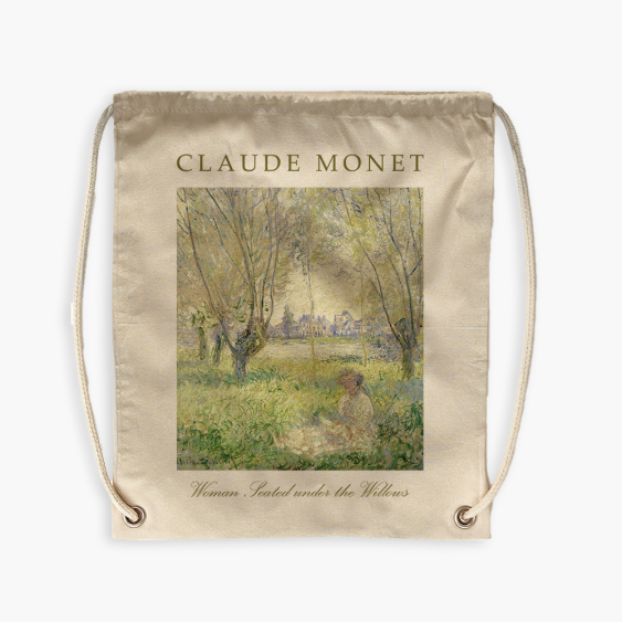 Plecak-worek, 38x46, Monet "Woman"