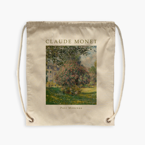 Plecak-worek, 38x46, Monet "Parc Monceau"