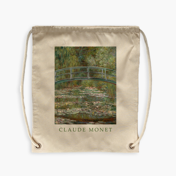 Plecak-worek, 38x46, Monet "Bridge"